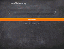 Tablet Screenshot of howtofiledivorce.org